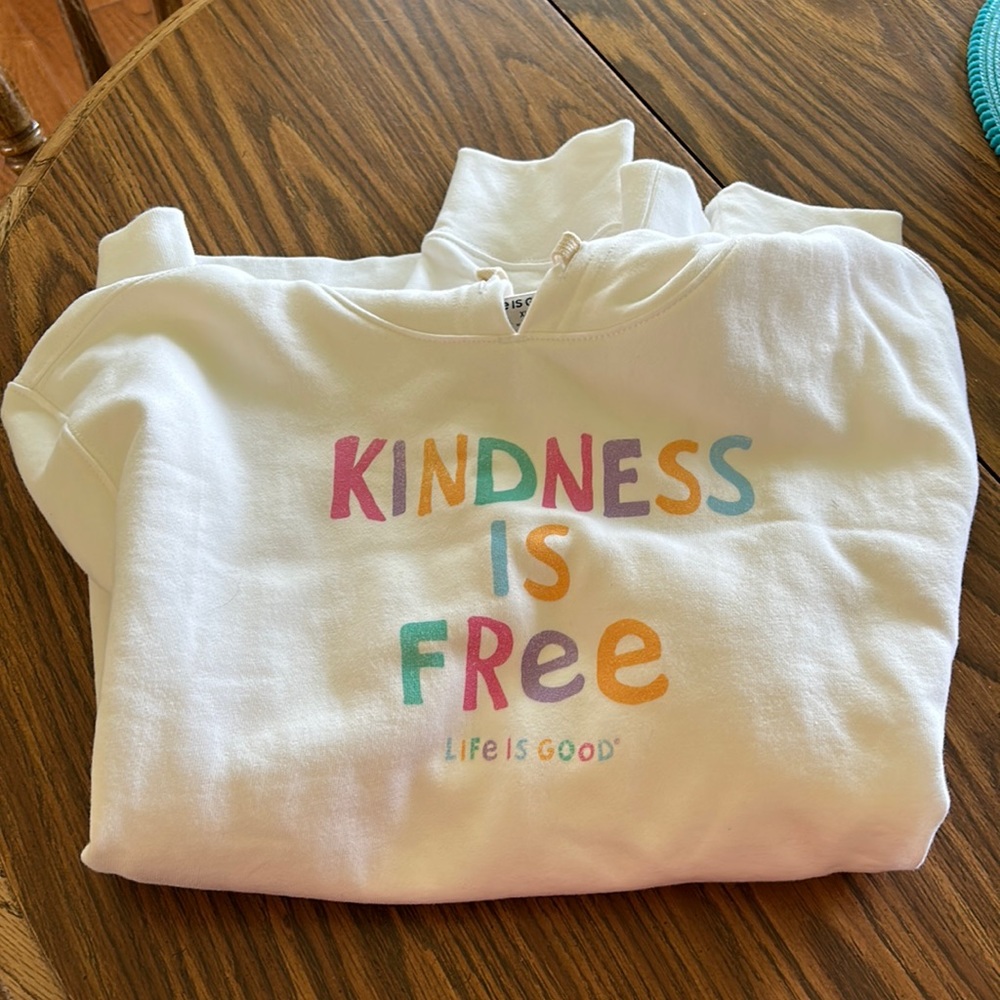 White Life is Good Hoodie